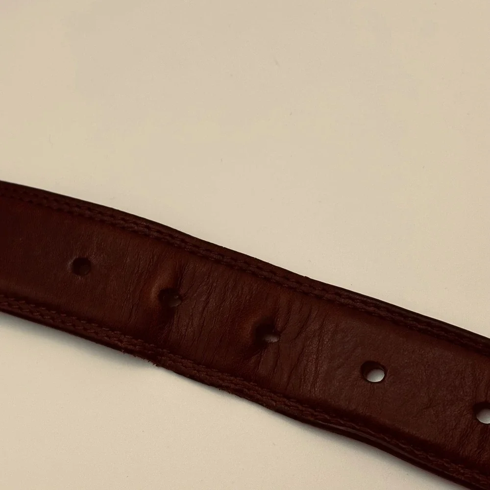 Browning genuine leather belt men's size 36 buckmark hunting outside outdoors